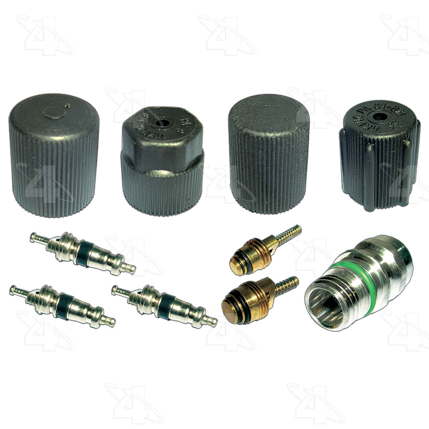 A/C System Valve Core and Cap Kit