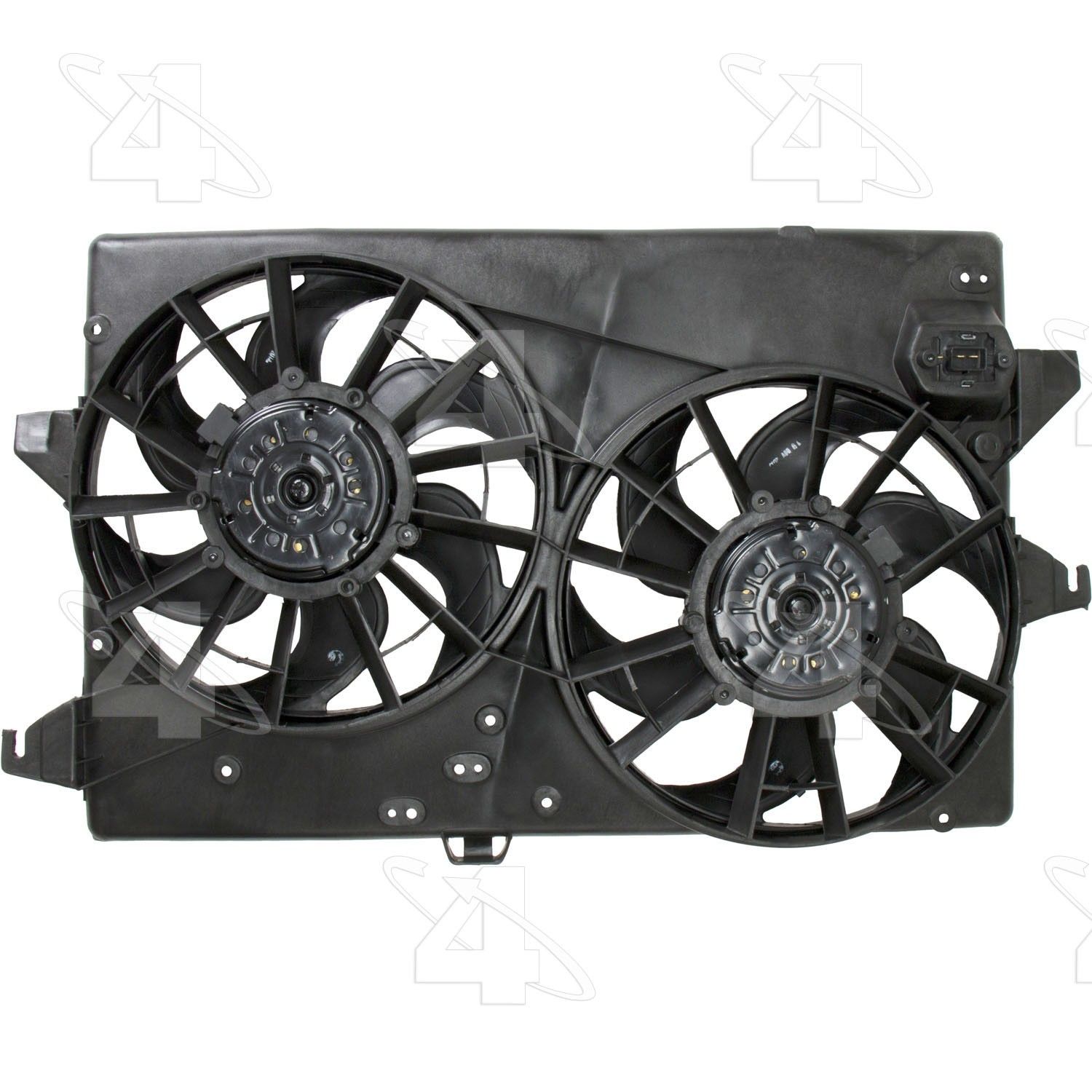 2000, 1999, 1998, 1997, 1996, 1995 Ford Contour Dual Radiator and Condenser Fan Assembly
