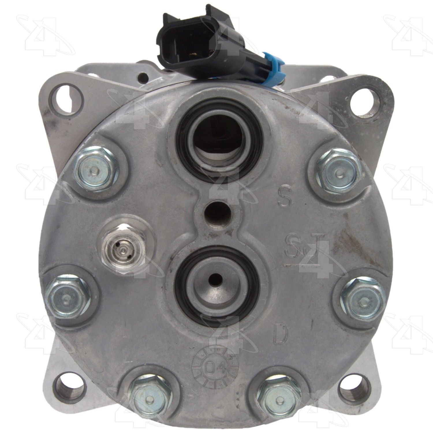 2006 Chevrolet C6500 Kodiak C6C042 8.1L Compressor And Condenser Kit