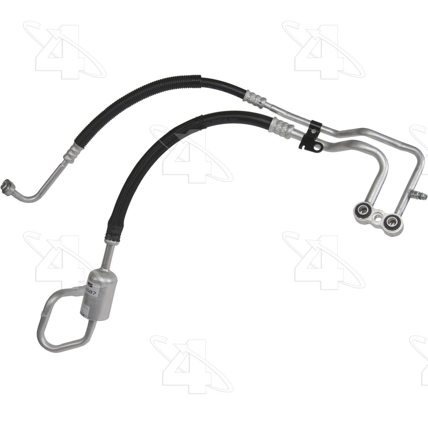 2001, 2000 Dodge Durango A/C Refrigerant Discharge / Suction Hose Assembly
