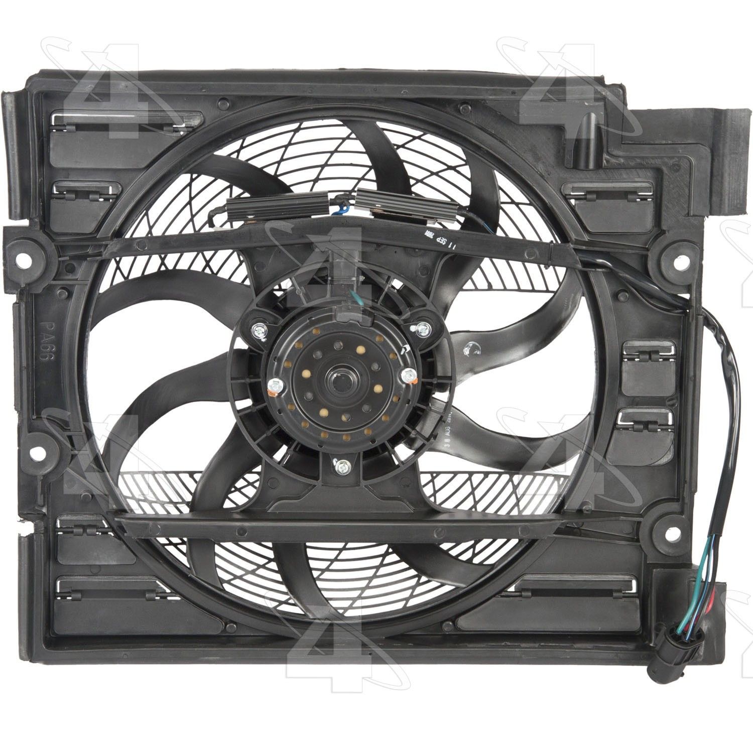 1998, 1997 BMW 528i A/C Condenser Fan Assembly