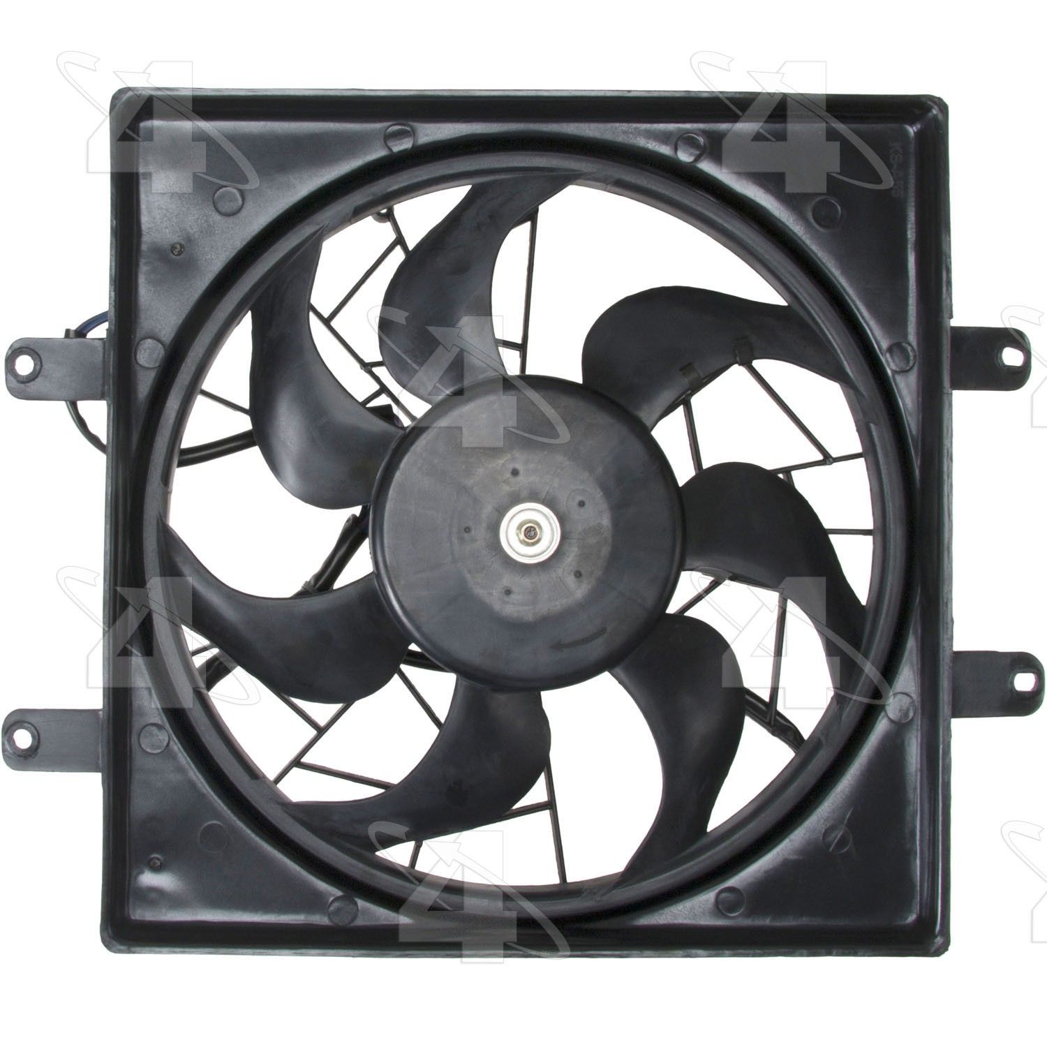 1994, 1993, 1992, 1991, 1990 Hyundai Excel Engine Cooling Fan Assembly