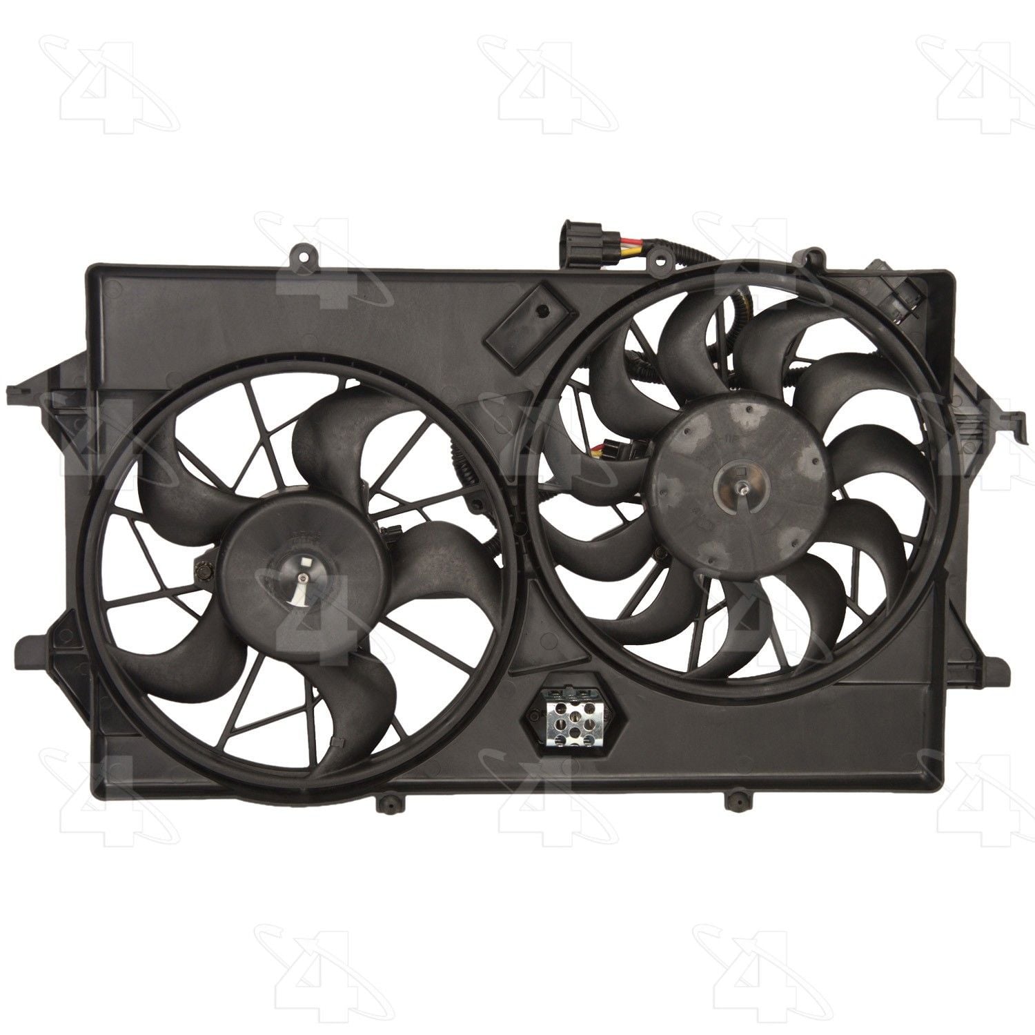 2007, 2006, 2005, 2004, 2003 Ford Focus Dual Radiator and Condenser Fan Assembly