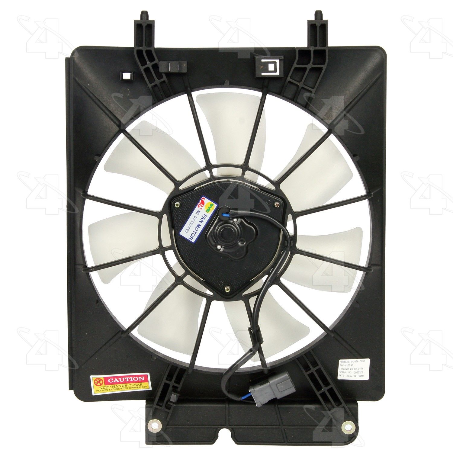 2006, 2005, 2004, 2003 Honda Element A/C Condenser Fan Assembly