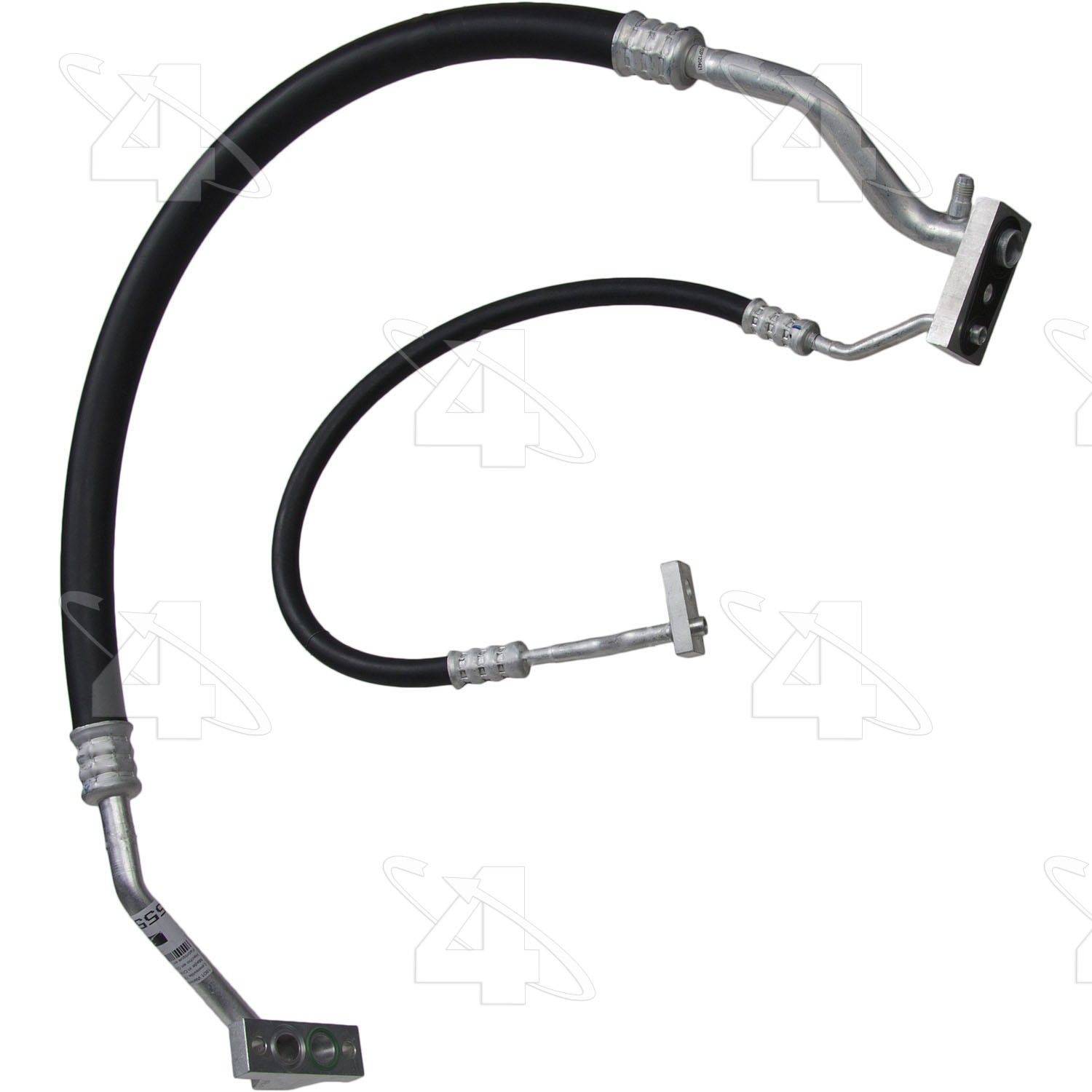 1989, 1988, 1987, 1986 Dodge D100 A/C Suction and Liquid Line Hose Assembly