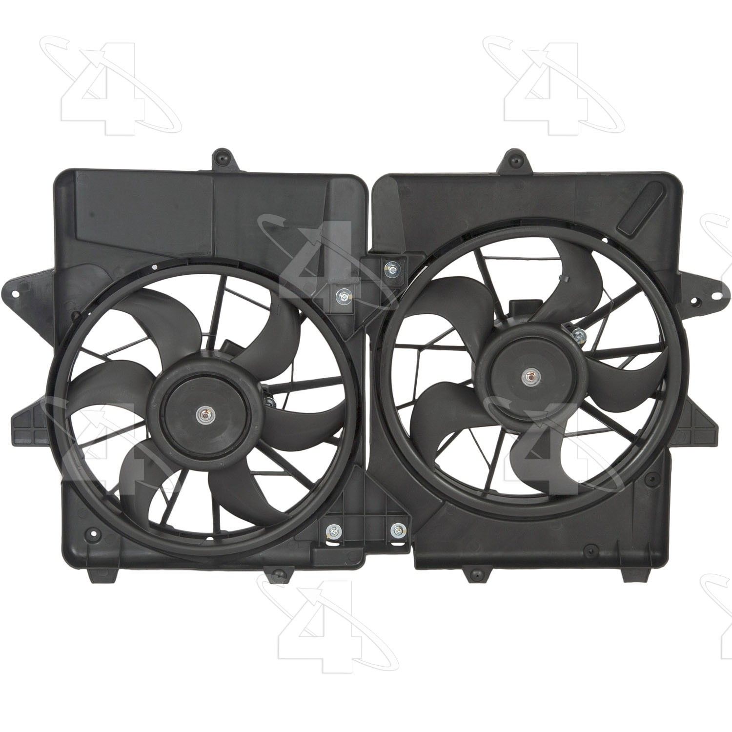 2005 Ford Escape Dual Radiator and Condenser Fan Assembly