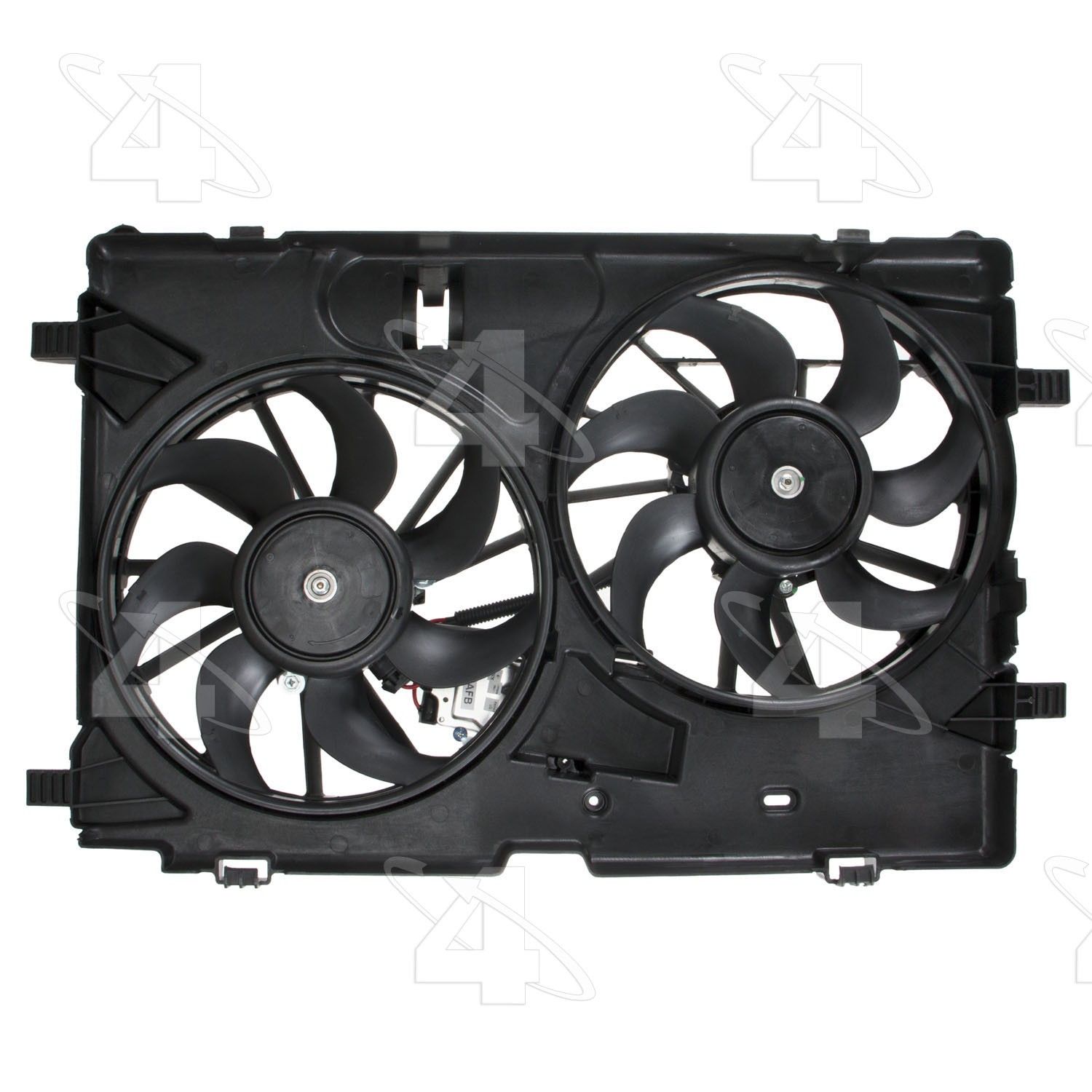 2012, 2011, 2010 Ford Fusion Dual Radiator and Condenser Fan Assembly