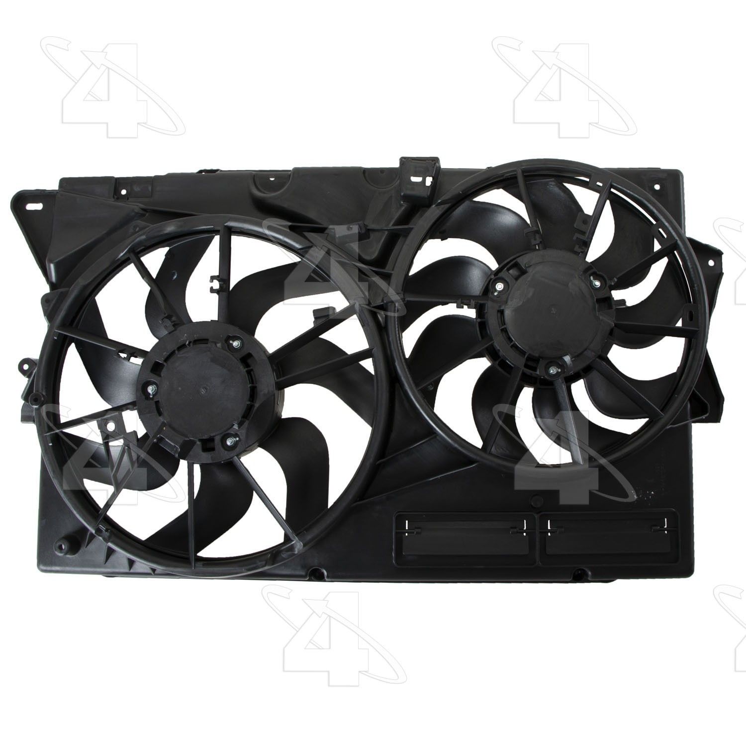 2019, 2018, 2017, 2016, 2015, 2014, 2013 Ford Police Interceptor Utility Dual Radiator and Condenser Fan Assembly