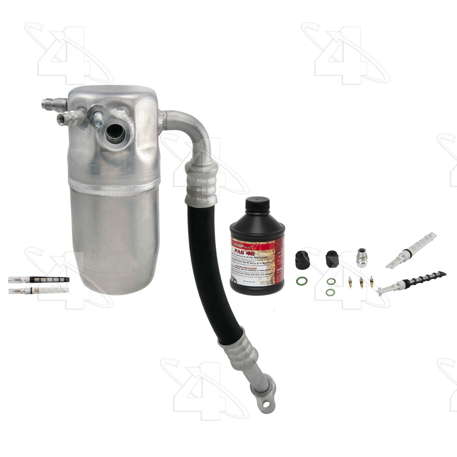 2003-2009 Chevrolet Trailblazer A/C Compressor Replacement Service Kit Four Seasons