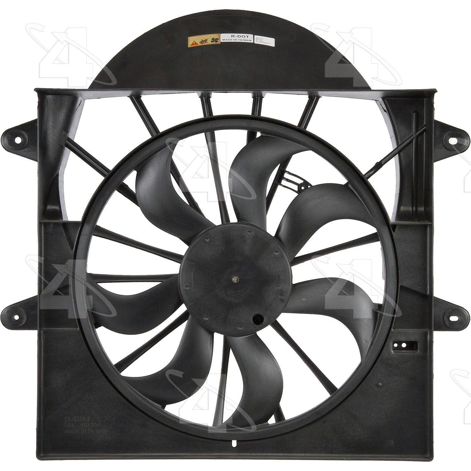 2008, 2007, 2006 Jeep Commander Engine Cooling Fan Assembly
