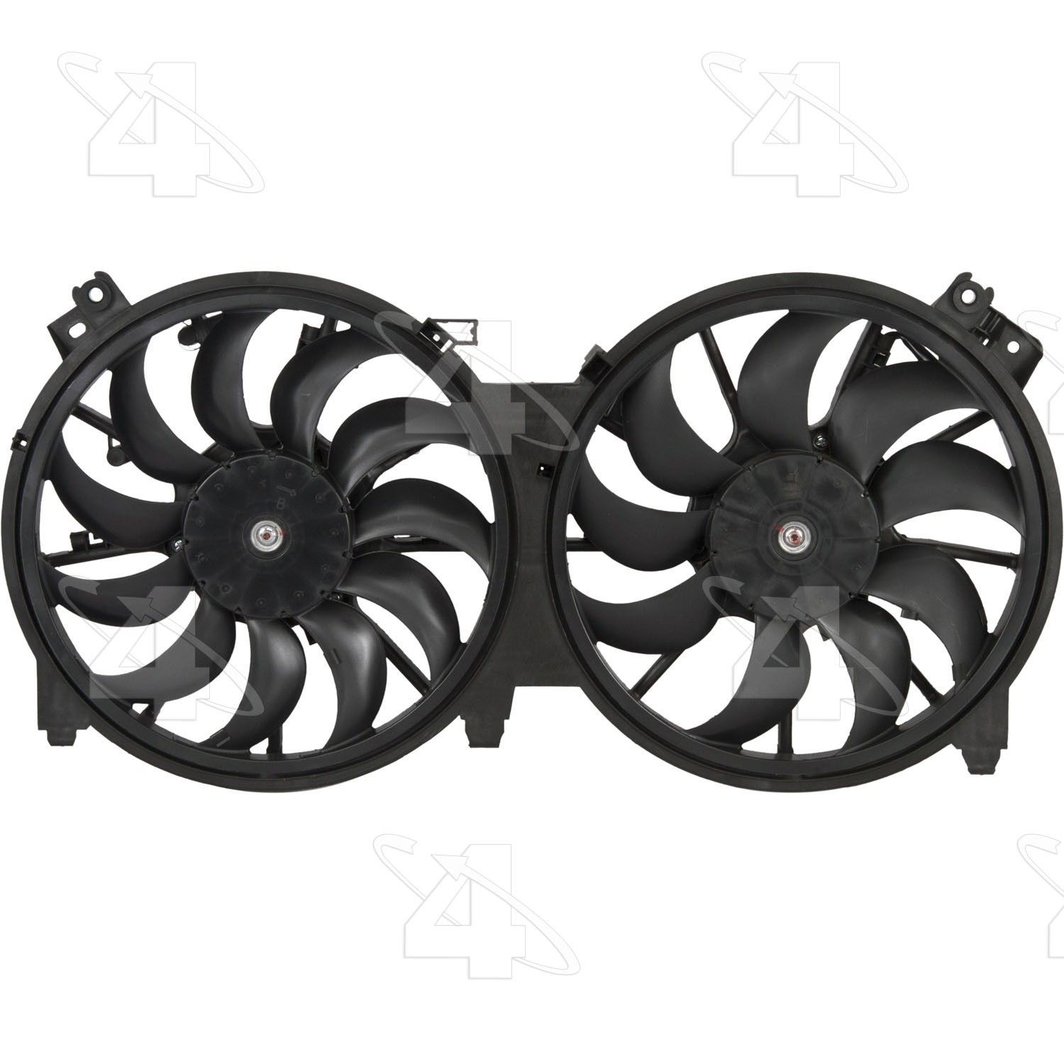 Dual Radiator and Condenser Fan Assembly