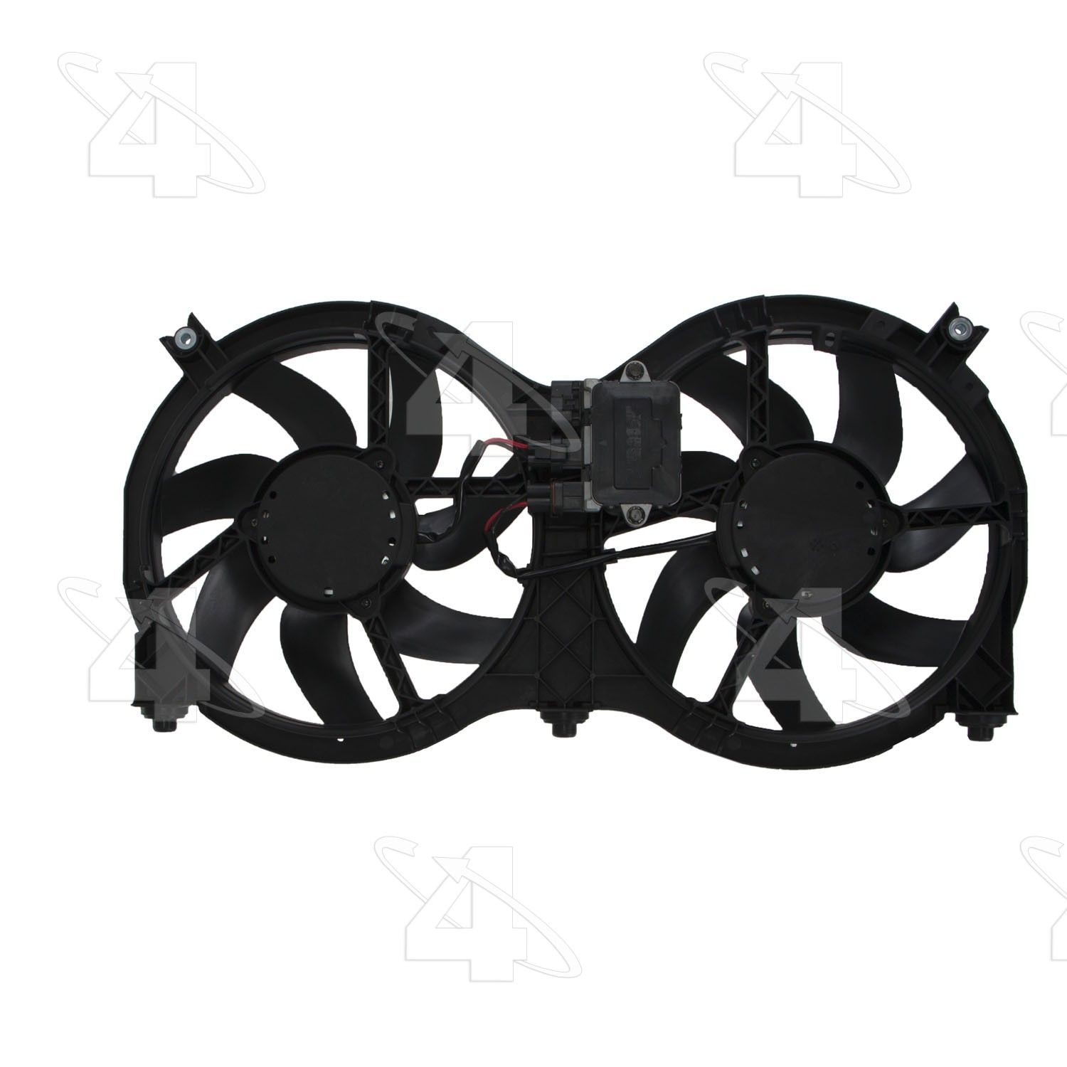 2013 INFINITI JX35 Dual Radiator and Condenser Fan Assembly
