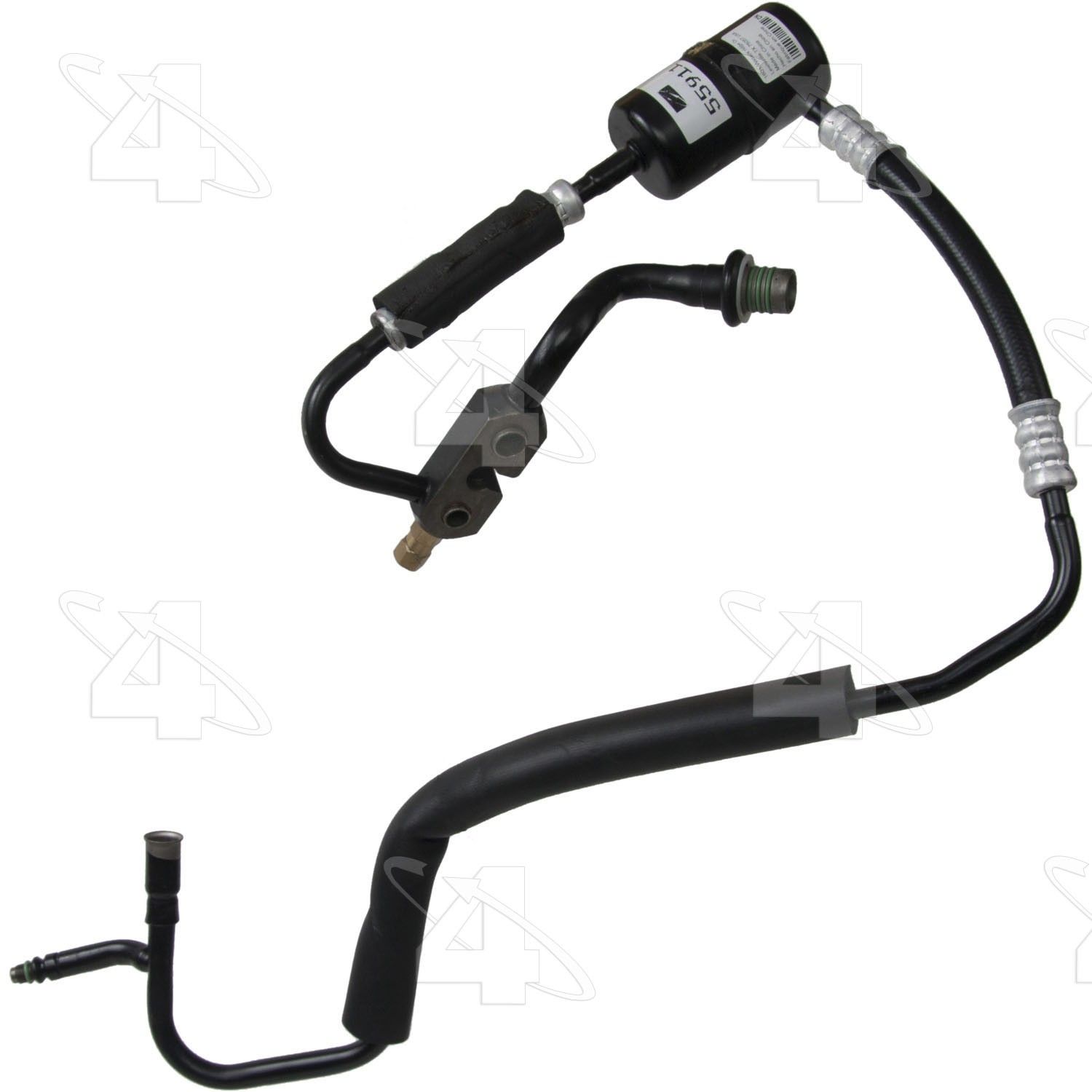 1991, 1990, 1989, 1988 Ford Taurus A/C Refrigerant Discharge / Suction Hose Assembly