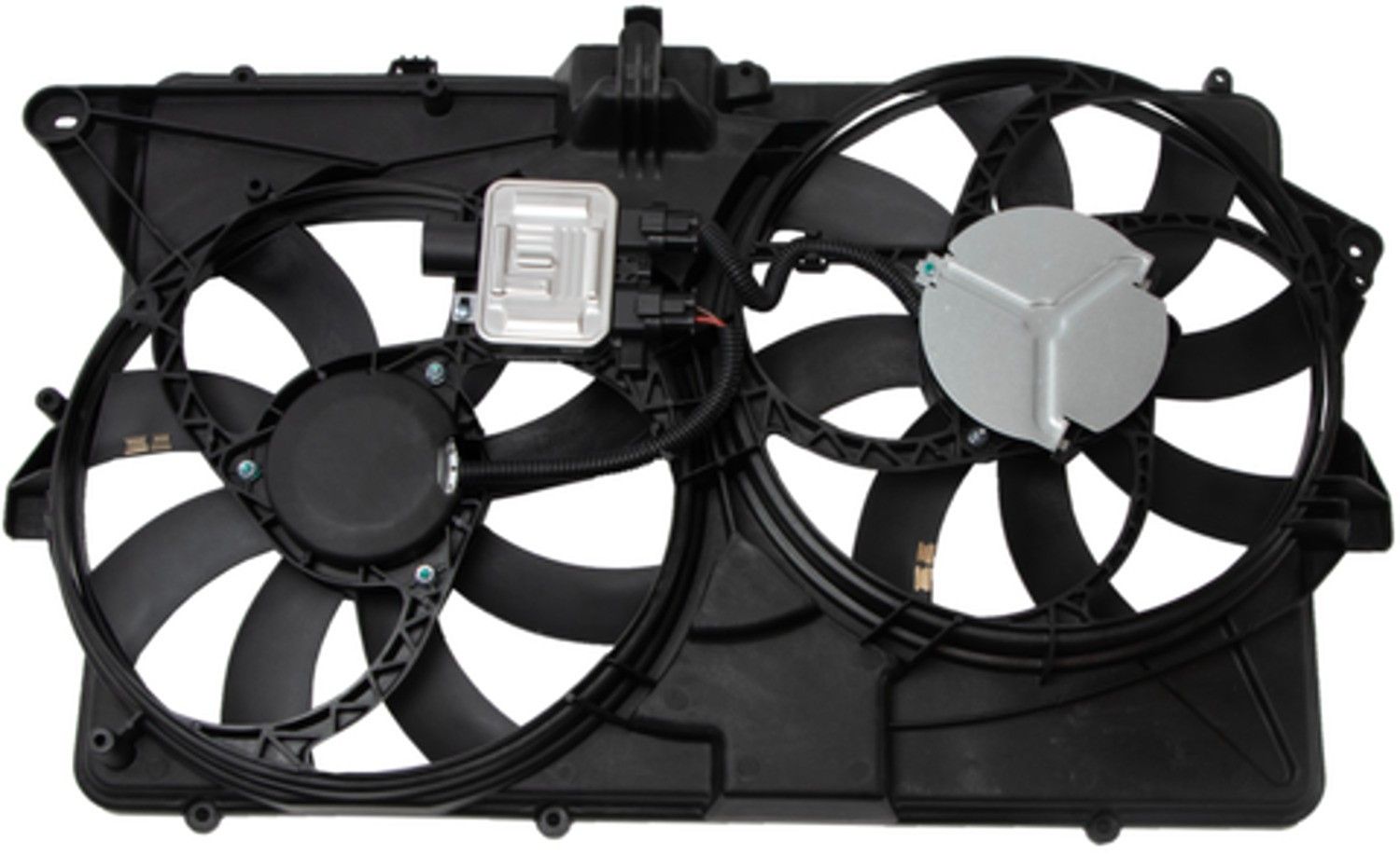 2009 Ford Flex Dual Radiator and Condenser Fan Assembly