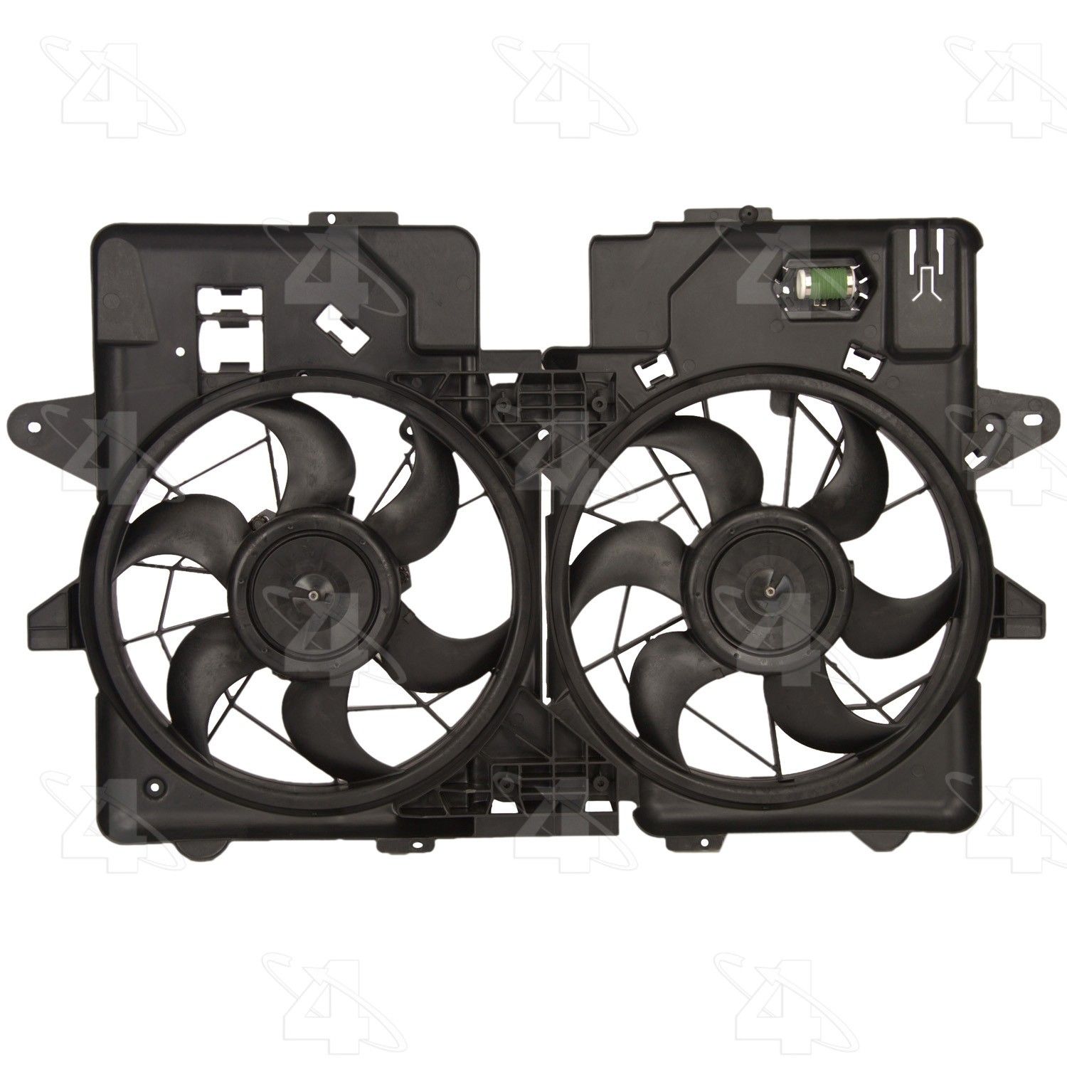 2007, 2006, 2005 Ford Escape Dual Radiator and Condenser Fan Assembly