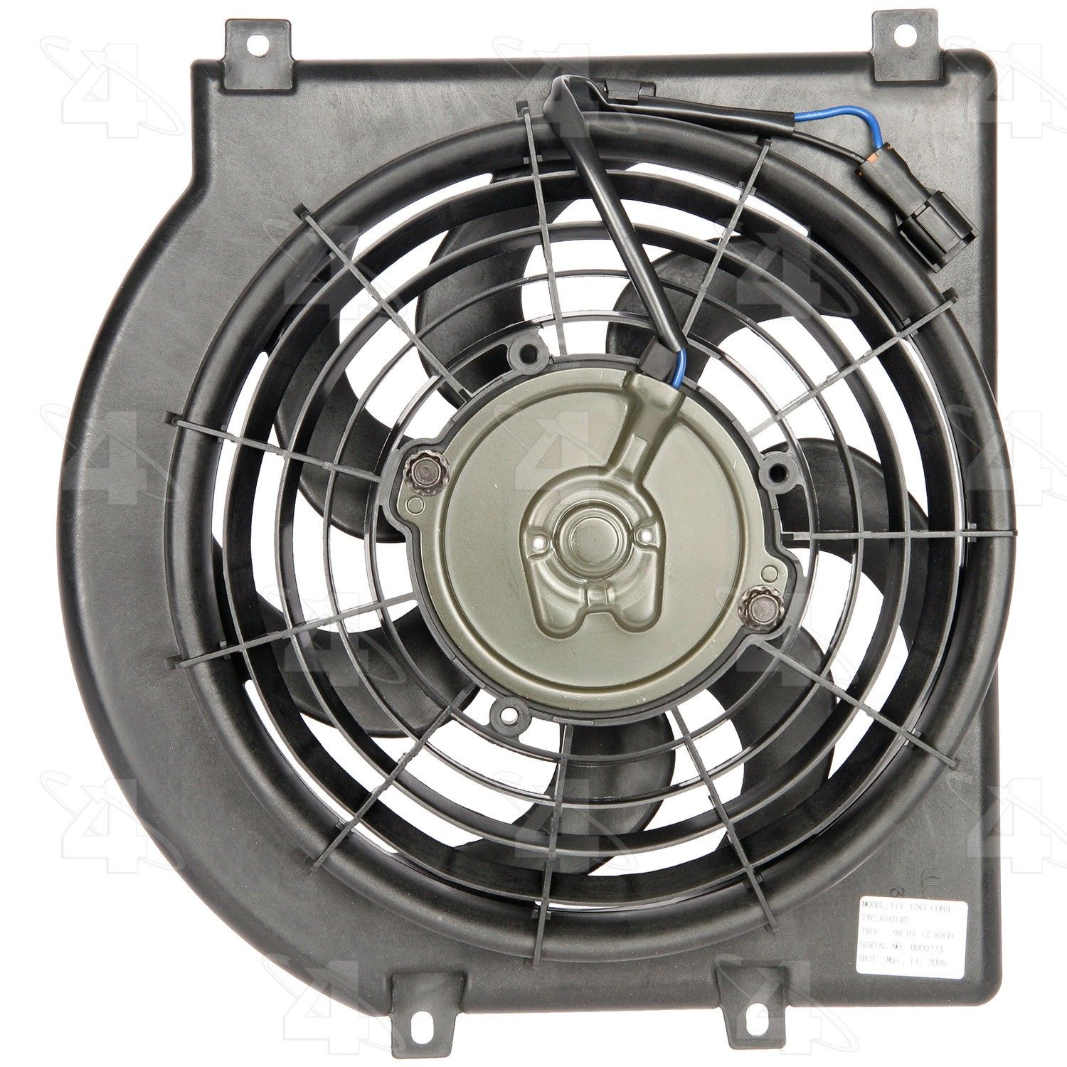 2004, 2003, 2002, 2001, 2000, 1999, 1998 Isuzu Rodeo A/C Condenser Fan Assembly