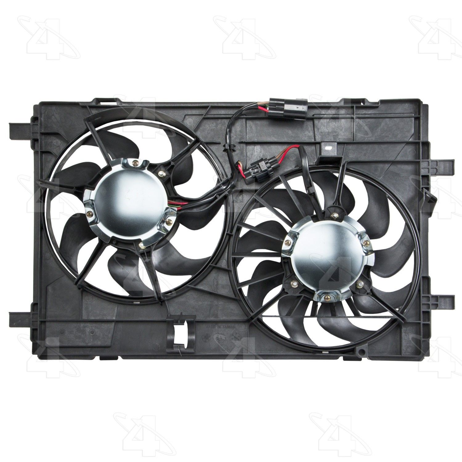 2010, 2009 Mazda 6 Dual Radiator and Condenser Fan Assembly