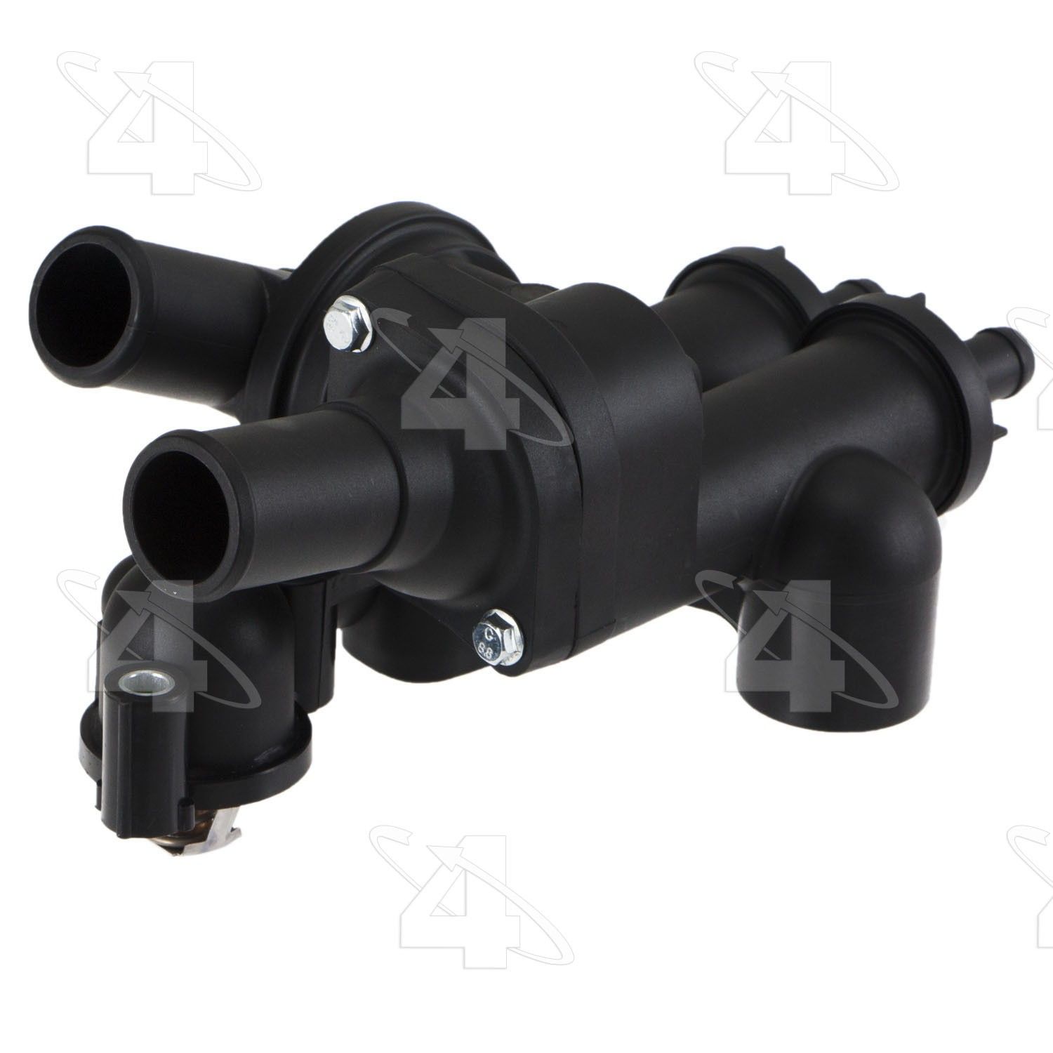2017, 2016, 2015, 2014, 2013, 2012, 2011, 2010, 2009, 2008, 2007 Jeep Compass Engine Coolant Water Outlet Housing Kit
