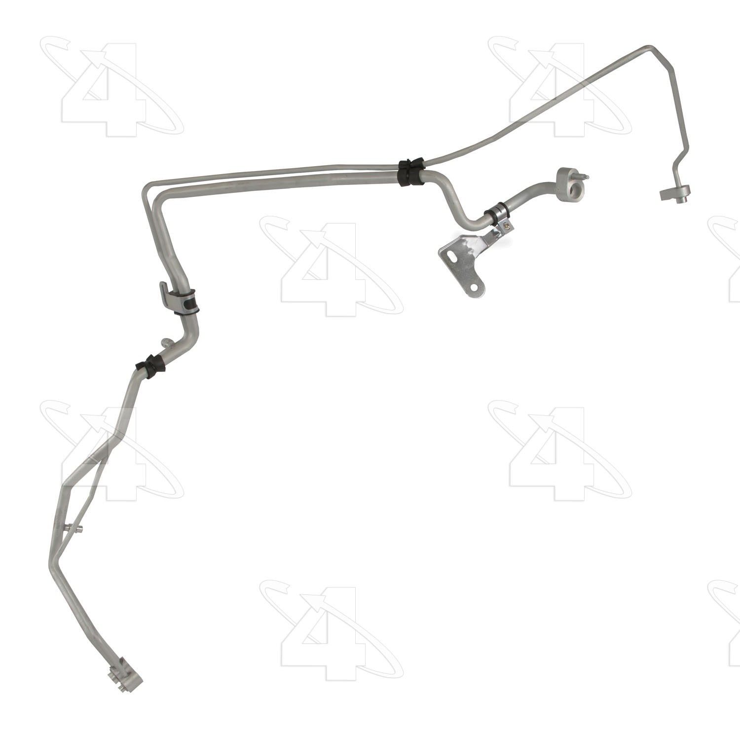 2017, 2016, 2015, 2014, 2013, 2012, 2011, 2010 Jeep Compass A/C Suction and Liquid Line Hose Assembly