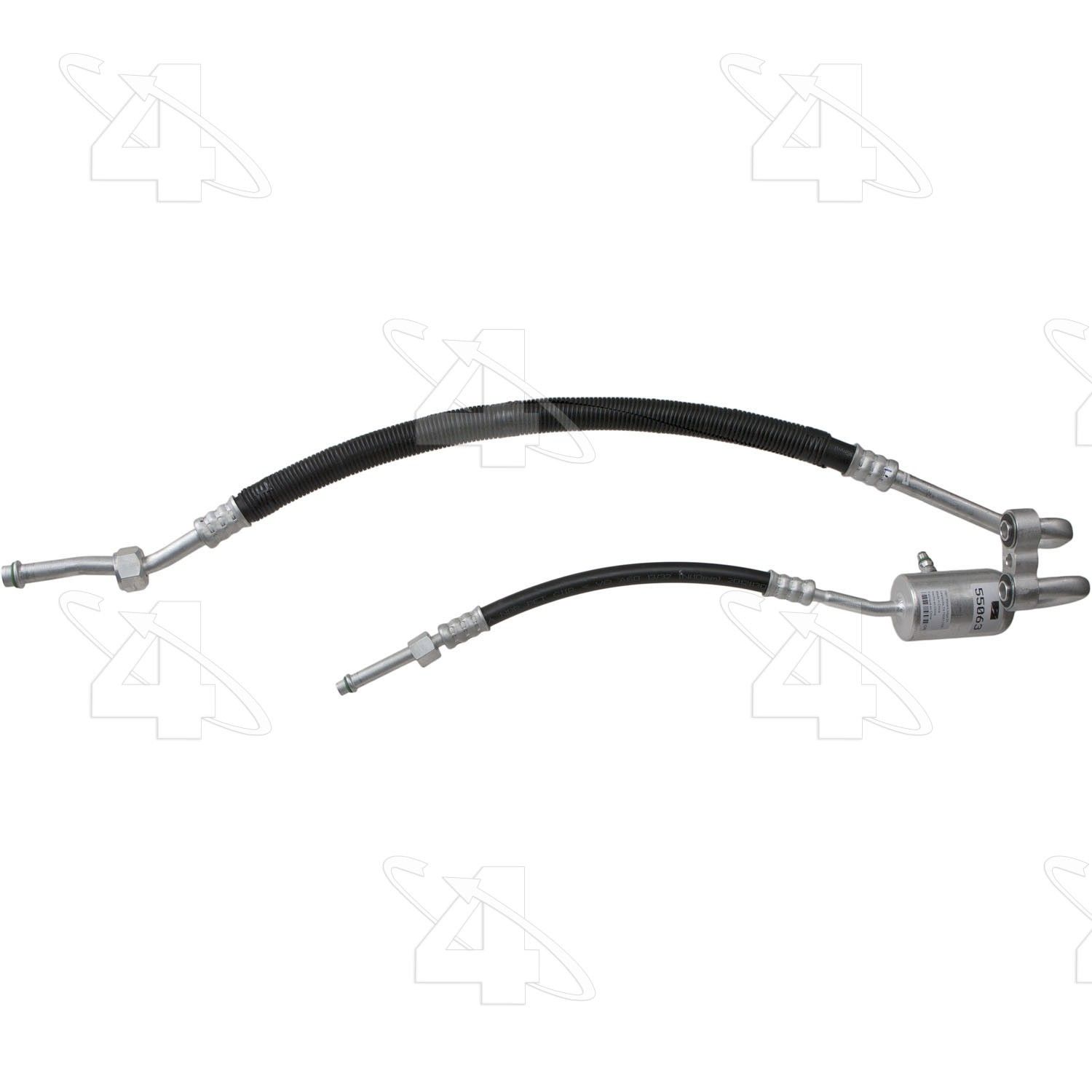 1987, 1986, 1985, 1984, 1983, 1982, 1981, 1980, 1979, 1978 Buick Regal A/C Refrigerant Discharge / Suction Hose Assembly