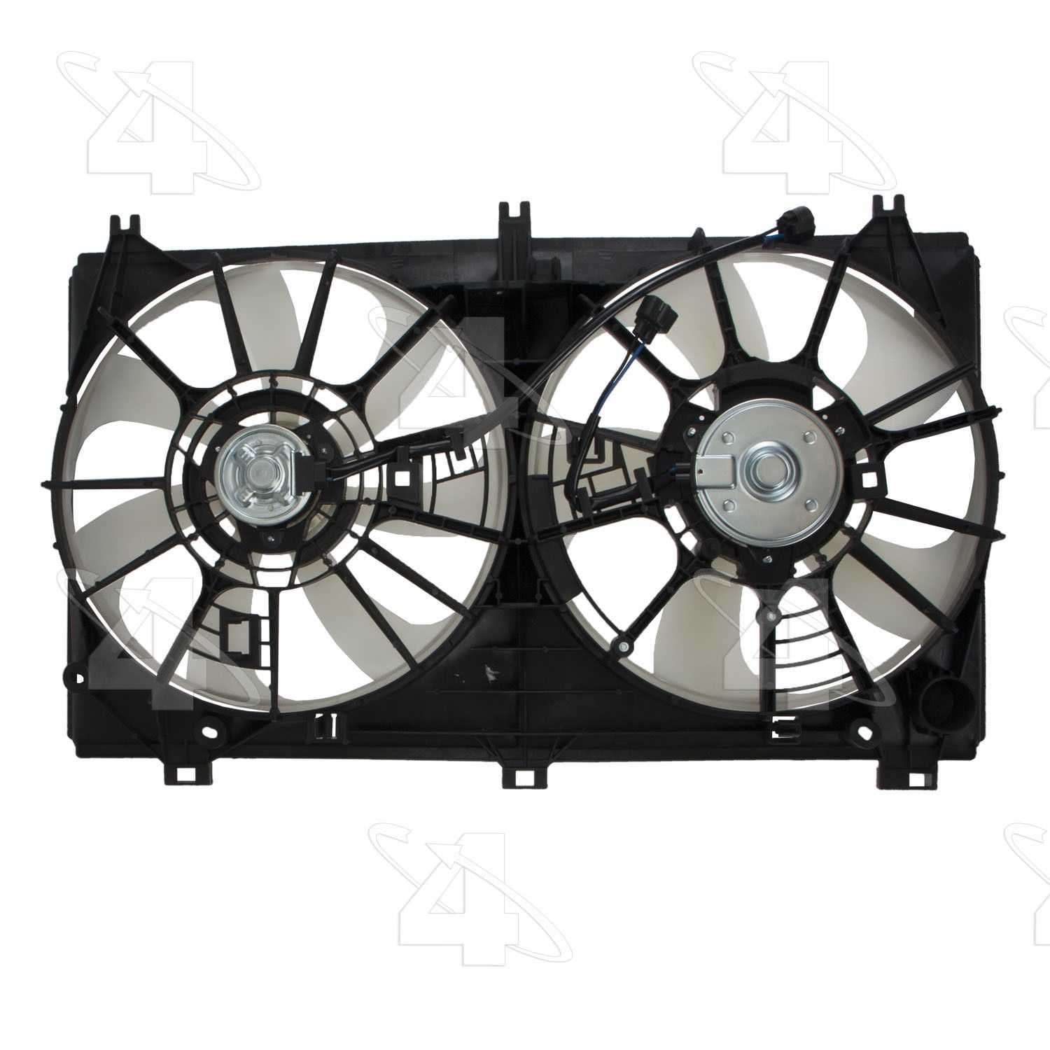 2015, 2014 Lexus IS250 Dual Radiator and Condenser Fan Assembly