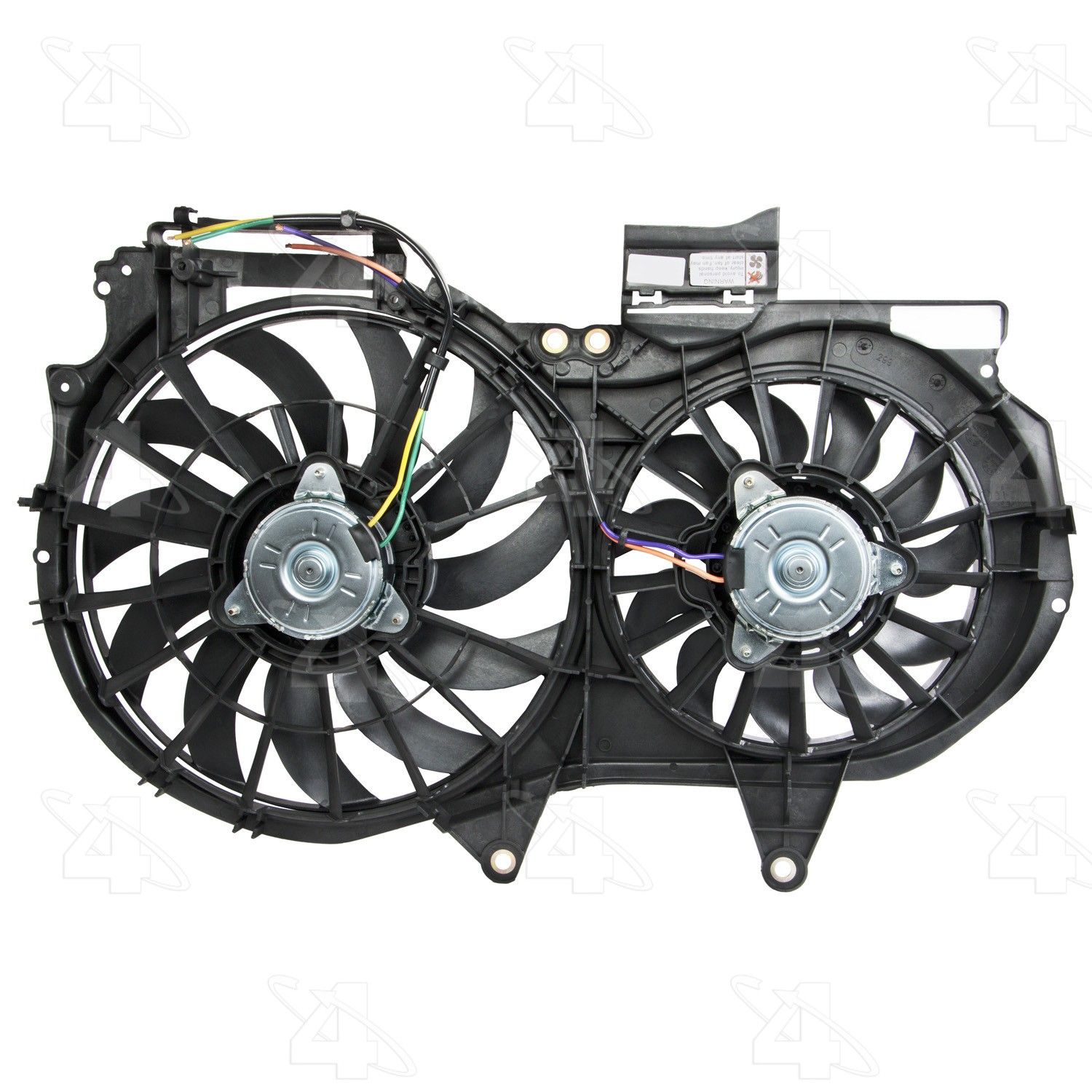 2008, 2007, 2006, 2005 Audi A4 Dual Radiator and Condenser Fan Assembly