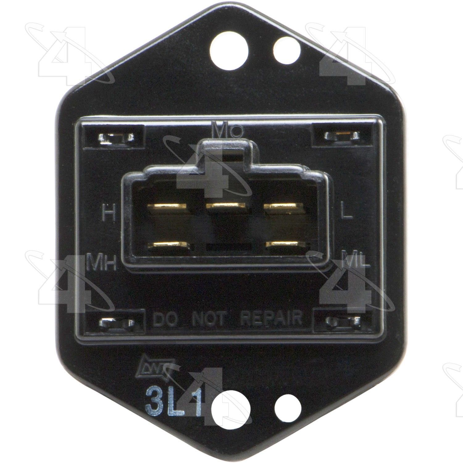 2004, 2003, 2002, 2001, 2000, 1999, 1998, 1997, 1996, 1995, 1994, 1993 Isuzu Rodeo HVAC Blower Motor Resistor