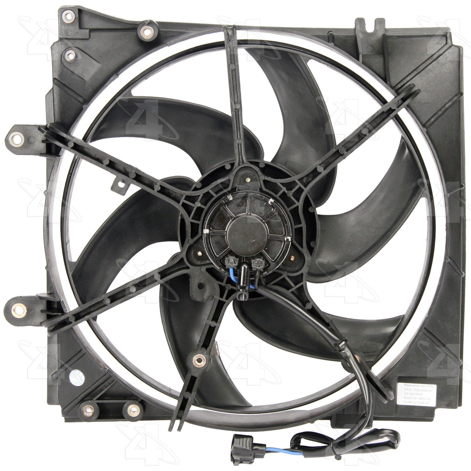 1999, 1998 Mazda 626 Engine Cooling Fan Assembly