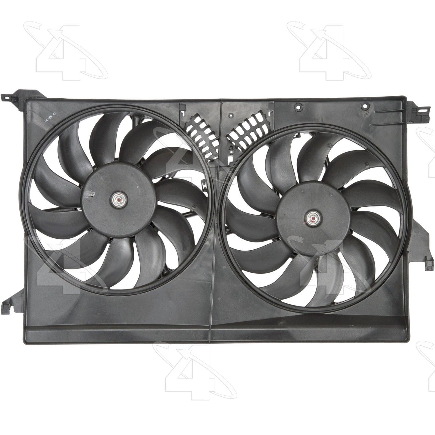 2010, 2009, 2008, 2007, 2006, 2005, 2004, 2003 Saab 9-3 Dual Radiator and Condenser Fan Assembly
