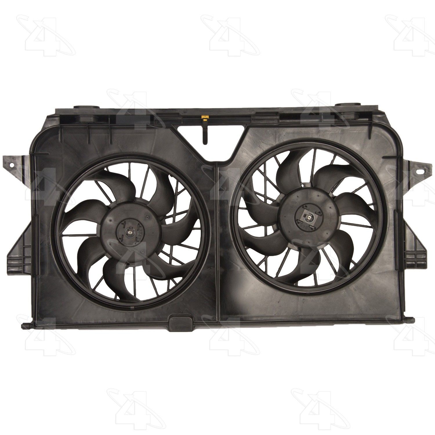 2007, 2006, 2005 Dodge Caravan & Country Dual Radiator and Condenser Fan Assembly