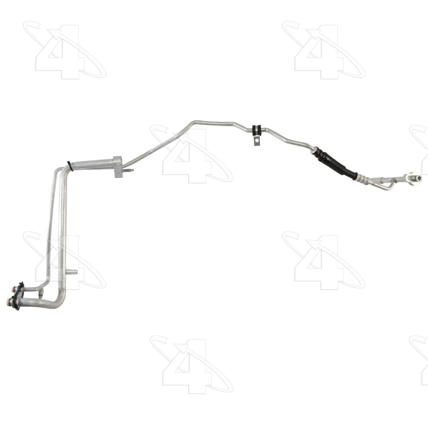 2014, 2013, 2012 Ford Focus A/C Suction and Liquid Line Hose Assembly