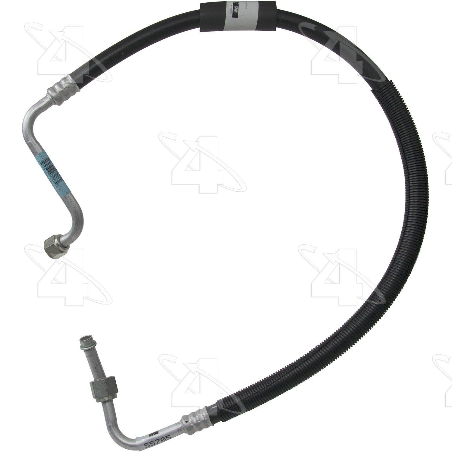 1992, 1991, 1990, 1989, 1988 Ford F-250 A/C Refrigerant Suction Hose