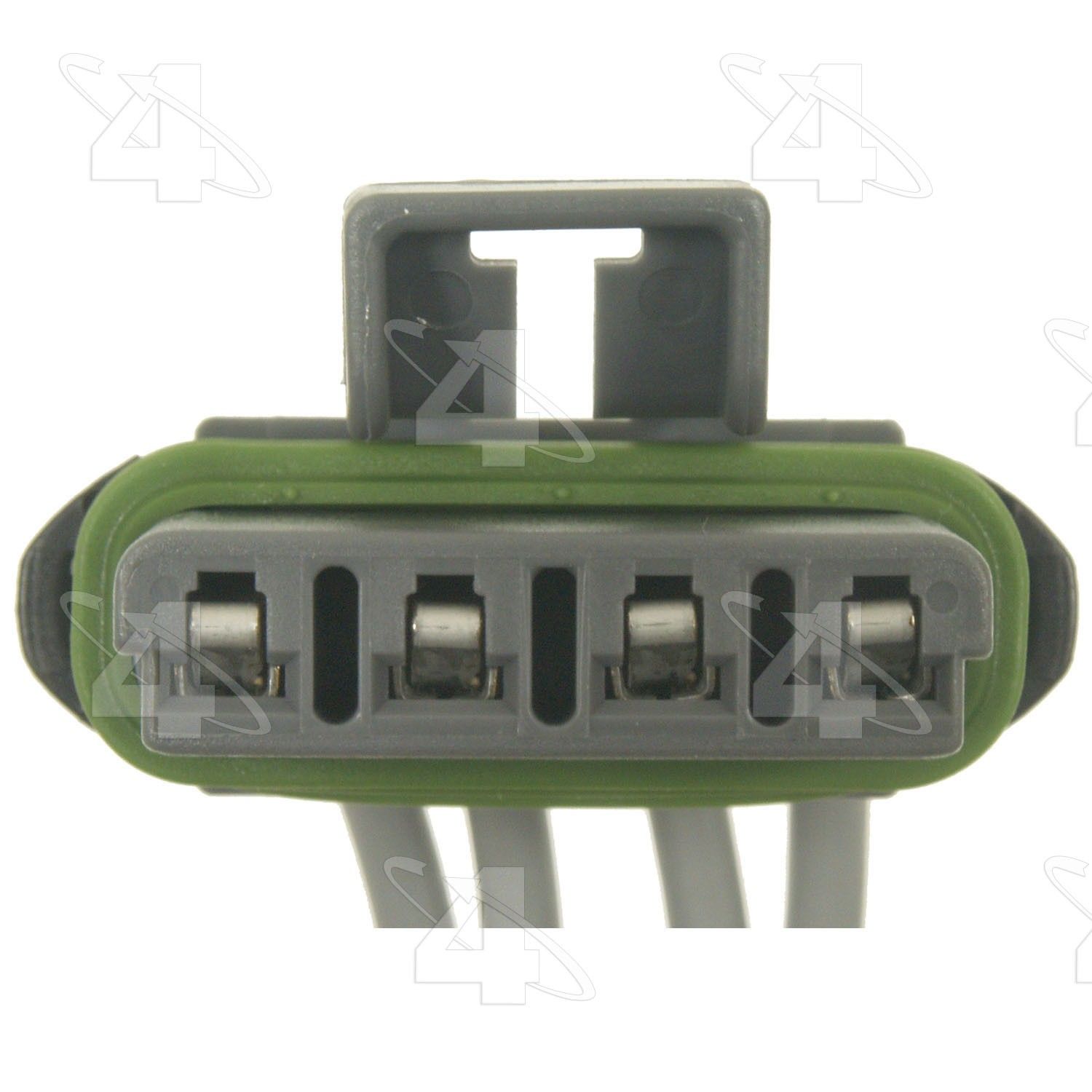 2017, 2016, 2015, 2014, 2013, 2012, 2011, 2010, 2009, 2008, 2007, 2006, 2005 Chevrolet Equinox Cherokee HVAC Blower Motor Resistor Connector