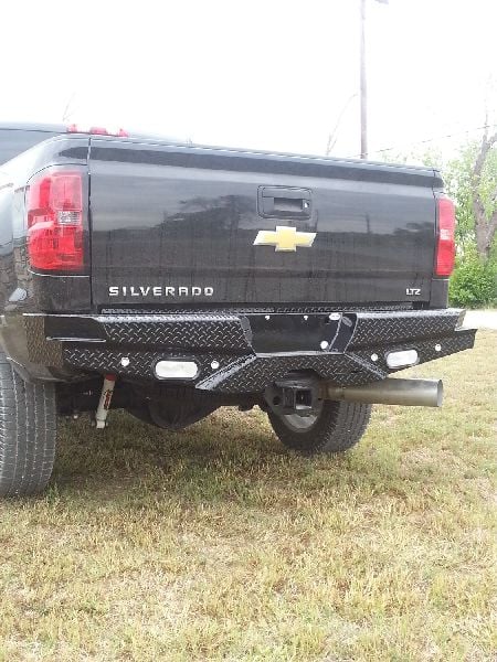 2015-2019 GMC Sierra 2500 HD Bumper - Rear (Frontier Truck Gear)