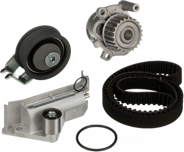 2000 Volkswagen Golf Engine Timing Belt Kit with Water Pump (Gates)