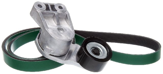 2008-2016 Volvo VNL Serpentine Belt Drive Component Kit - Alternator and Air Conditioning (Gates)
