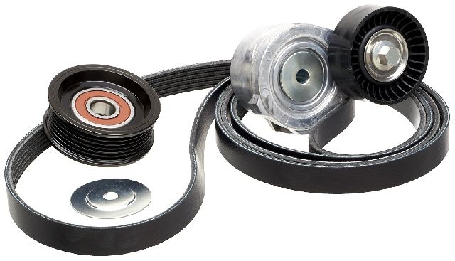 2011-2013 Lincoln Mark LT Serpentine Belt Drive Component Kit - Alternator and Water Pump (Gates)