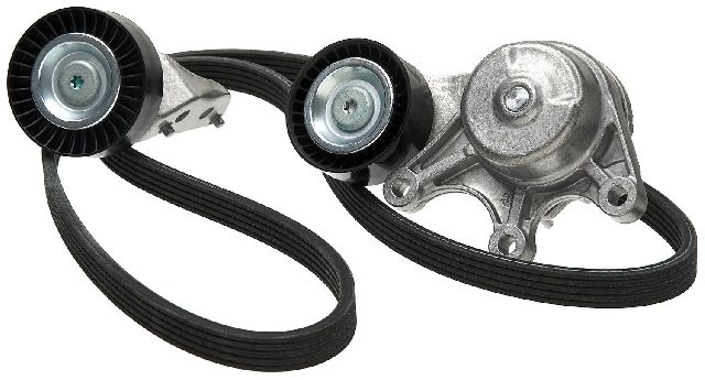 2006-2015 Volkswagen Beetle Serpentine Belt Drive Component Kit - Alternator, Water Pump and Power Steering (Gates)
