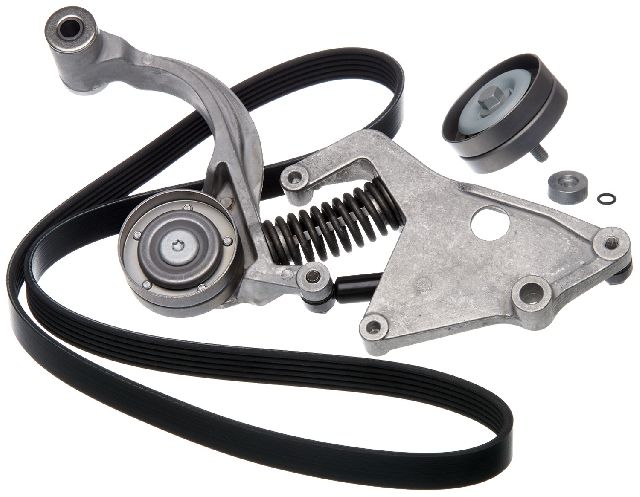 2002-2006 Mini Cooper Serpentine Belt Drive Component Kit - Alternator and Water Pump (Gates)