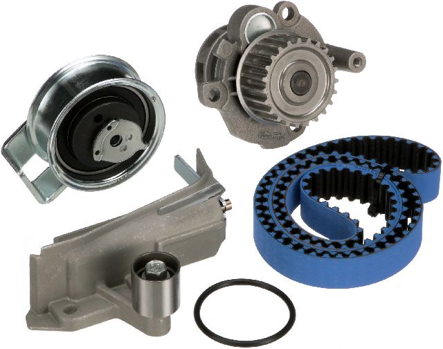 1999-2006 Audi A4 Engine Timing Belt Kit with Water Pump (Gates)