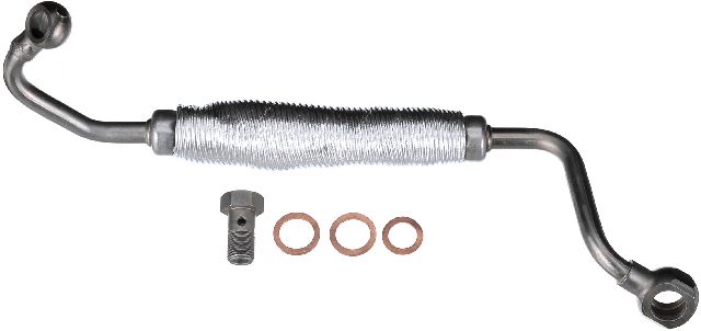 2009-2013 BMW X5 Turbocharger Oil Supply Line - Tee To Turbocharger (Low Pressure) (Gates)