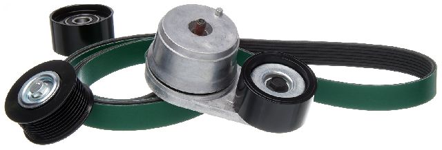 2000 Freightliner FLD120 Serpentine Belt Drive Component Kit - Fan and Alternator (Gates)