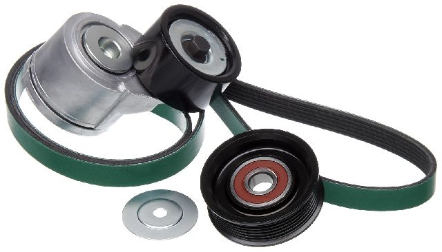 2011 Kenworth T800 Serpentine Belt Drive Component Kit - Fan (Gates)