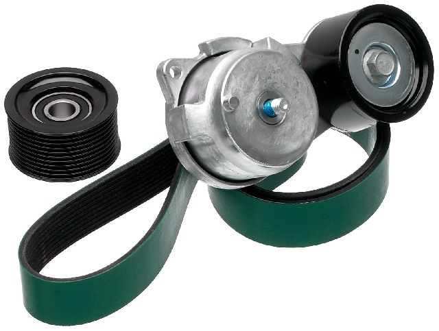 2015-2017 Volvo VNL Serpentine Belt Drive Component Kit - Fan and Water Pump (Gates)