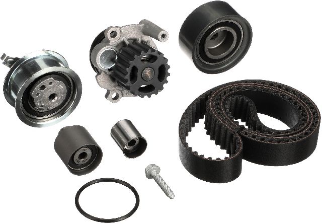2010-2013 Volkswagen Golf Engine Timing Belt Kit with Water Pump (Gates)