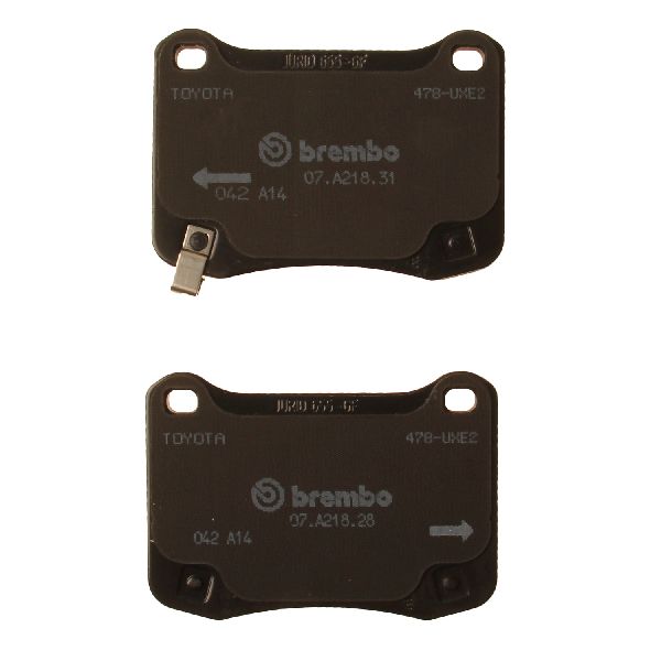 2008-2014 Lexus IS F Disc Brake Pad Set - Rear (Genuine)
