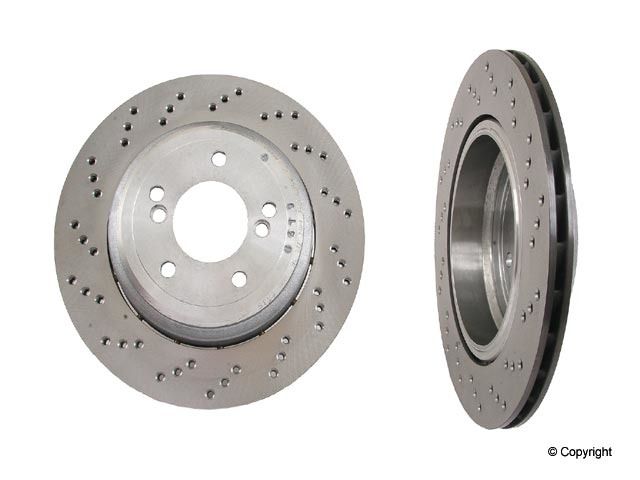 2005-2006 BMW M3 Disc Brake Rotor - Rear Left (Genuine)