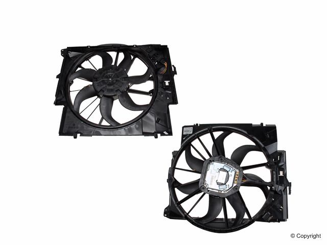 2013-2015 BMW X1 Engine Cooling Fan Assembly (Genuine)