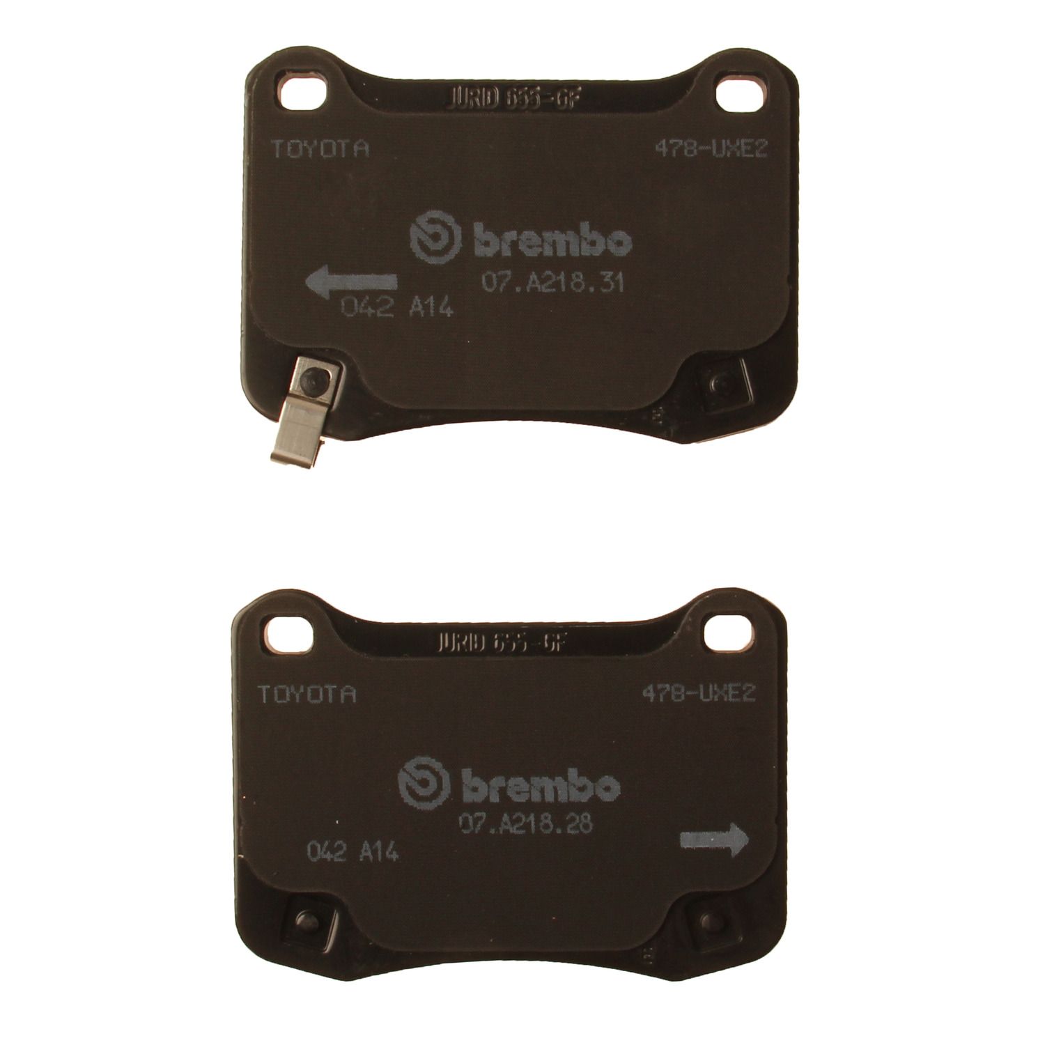 2014, 2013, 2012, 2011, 2010, 2009, 2008 Lexus IS F F Disc Brake Pad Set