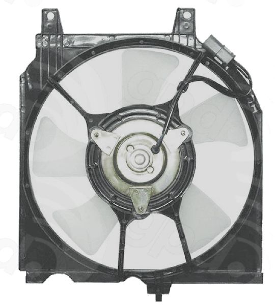 1991-1999 Nissan Sentra Engine Cooling Fan Assembly - Right (Global Parts)